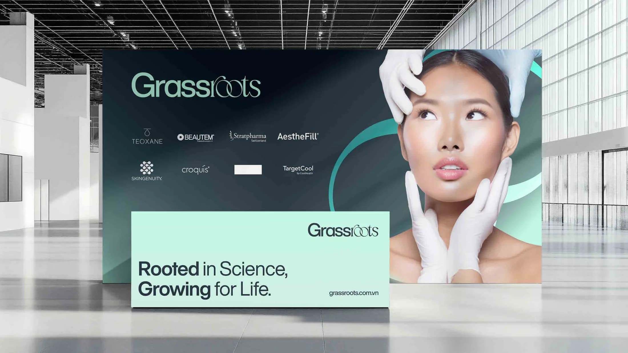Grassroots — Event booth